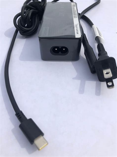 Lenovo 65w USB Type C Ac Adapter 4X20M26268 With 2 Prong .